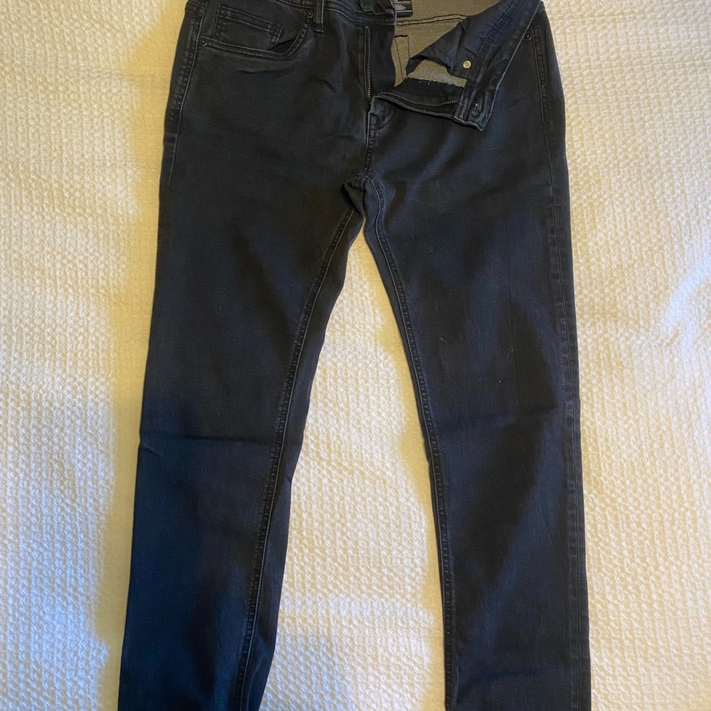 Buffalo David Bitton Skinny Max Men's Jeans in Midnight Wax Black